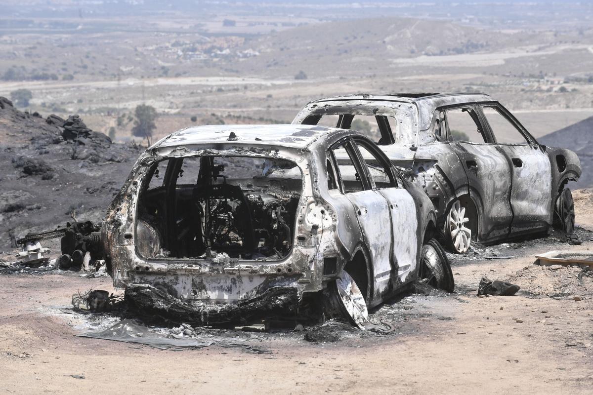 Incendio de Los Gallardos, en imágenes