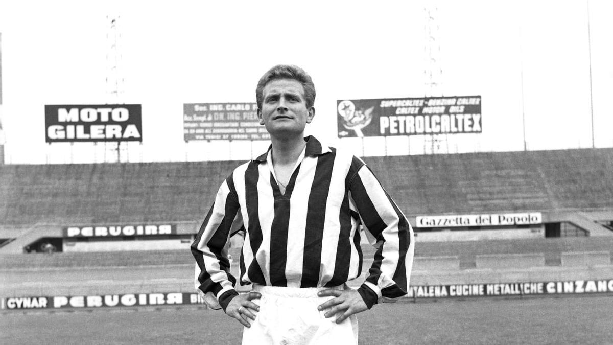 Boniperti, en el viejo estadio comunale.