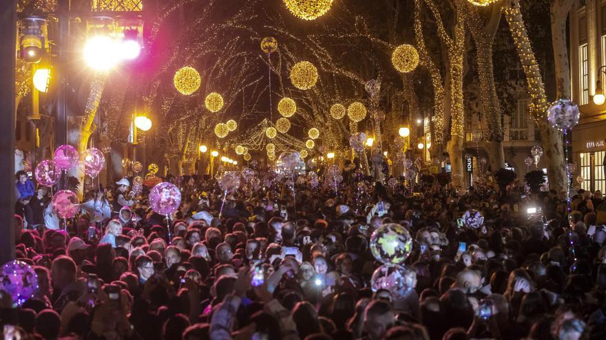 Luces de Navidad de Palma 2023: Las mejores fotos del multitudinario encendido