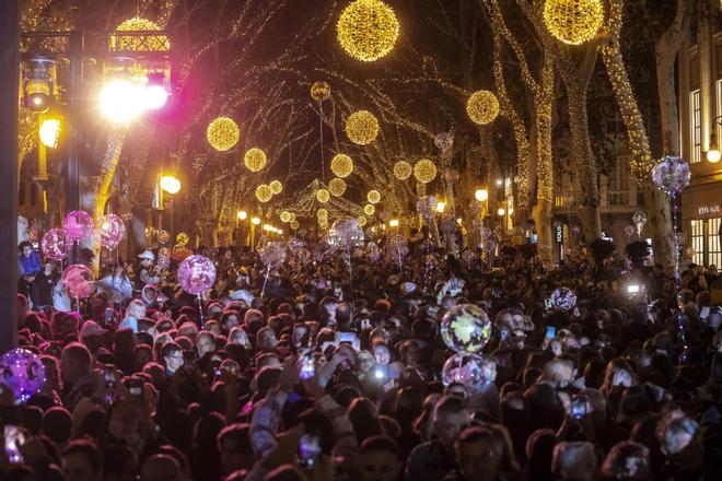 Luces de Navidad de Palma 2023: Las mejores fotos del multitudinario encendido
