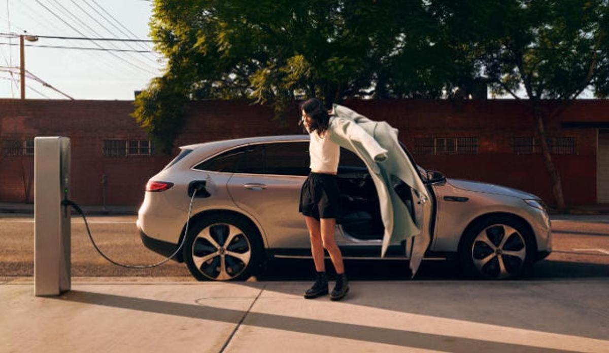 Uno de los modelos eléctricos de Mercedes.
