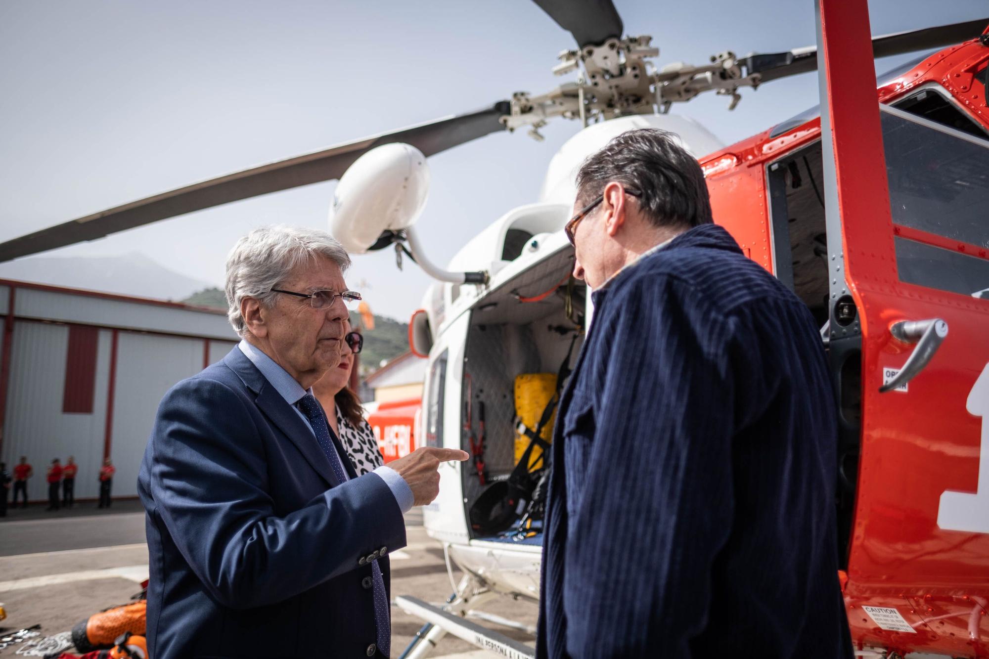 Presentación del nuevo modelo de helicópteros del Gobierno de Canarias