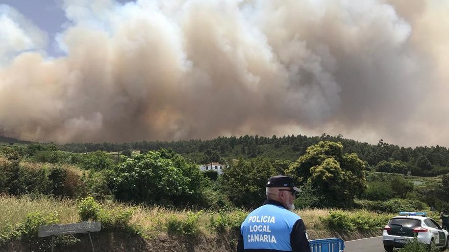 Incendio forestal en Tenerife