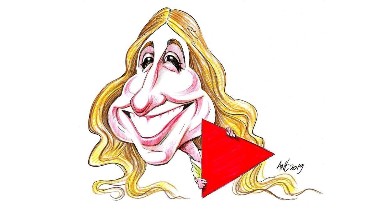 CARICATURA ELISENDA BOU BALUST