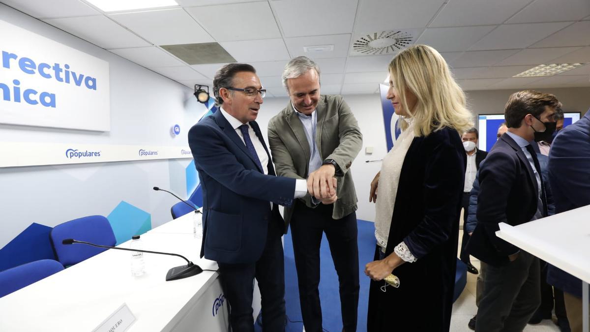 FOTOGALERÍA | Azcón anuncia su candidatura a la presidencia del PP en Aragón