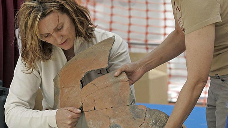 Una de las piezas de los yacimientos de Atapuerca.