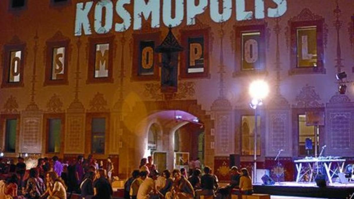 Un aspecto del festival de literatura amplificada, Kosmópolis, en la edición del 2006.
