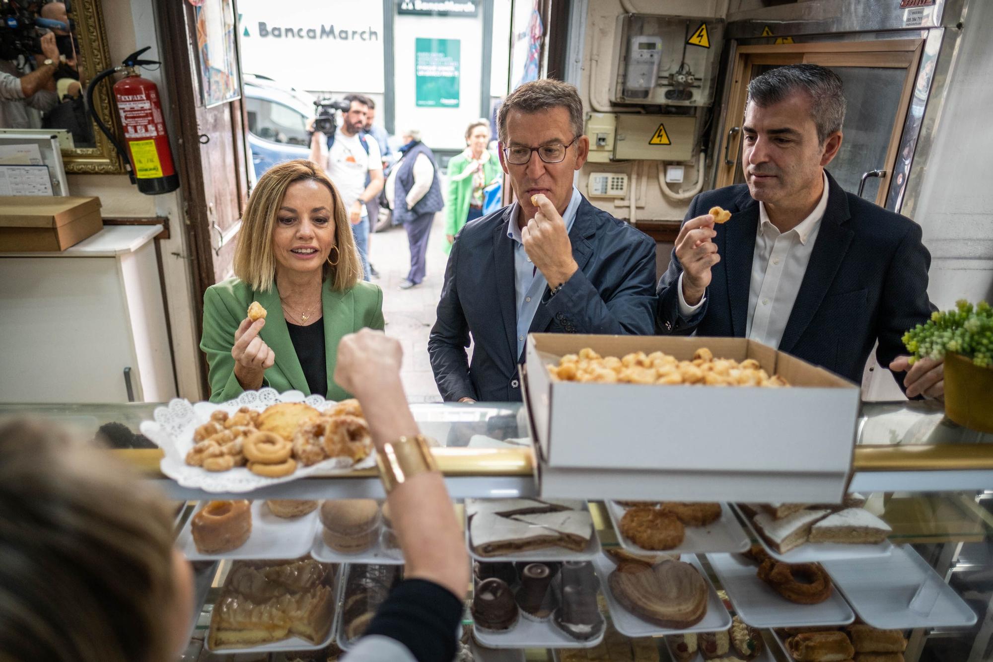 Alberto Núñez Feijóo visita La Laguna