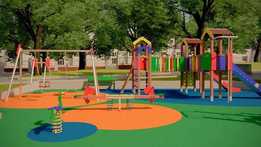 Los parques infantiles contarán con juegos inclusivos y distinción de edad