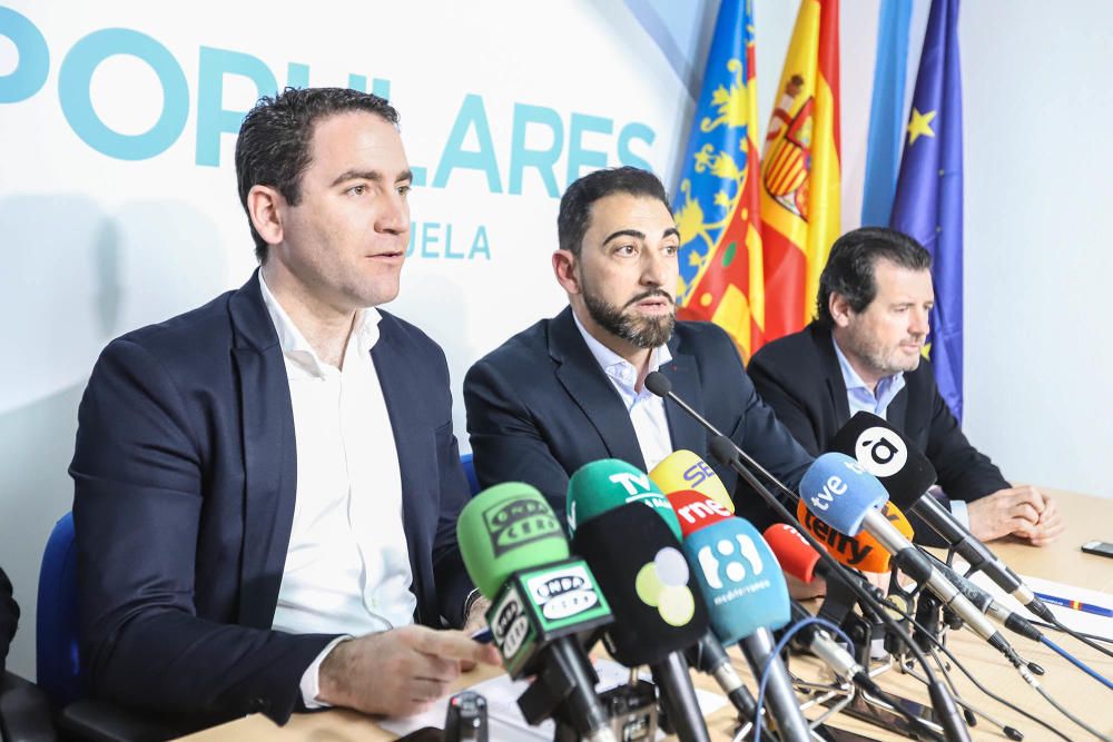 Visita del secretario general del PP nacional, Teodoro García Egea a Orihuela