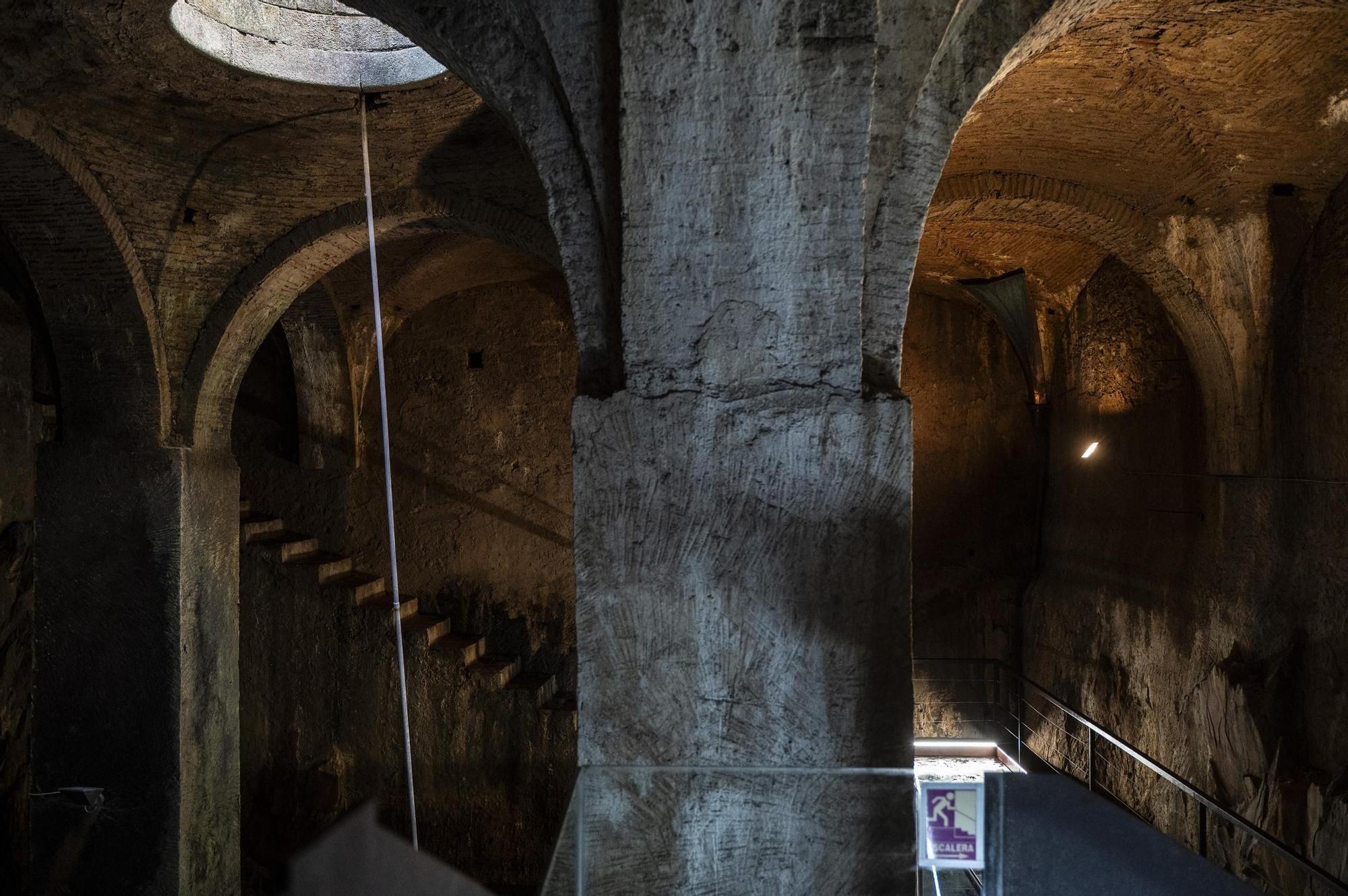 Galería | Así ha quedado el aljibe de la Preciosa Sangre de Cáceres