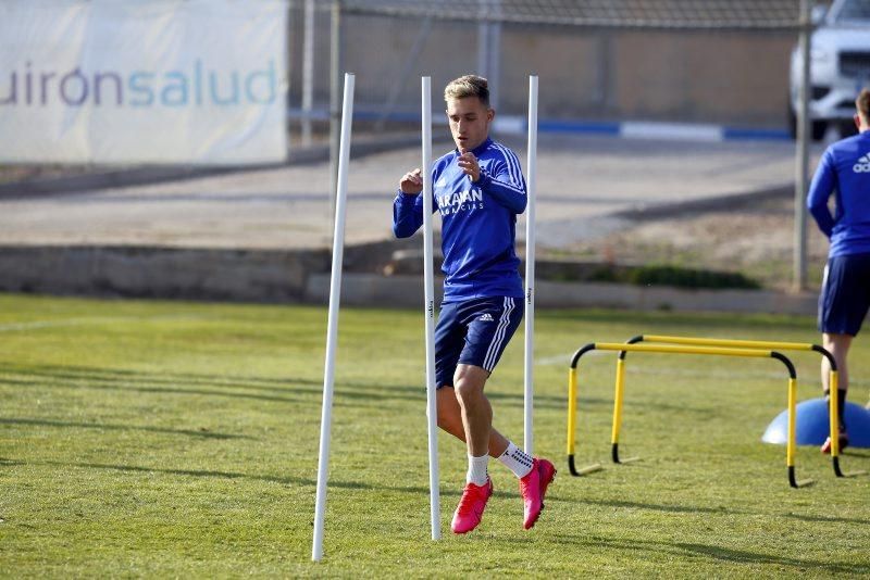 Entrenamiento del Real Zaragoza, 25 de febrero