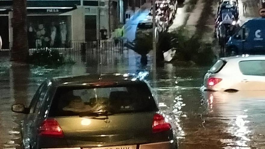 En Imágenes: Inundación en Pola de Siero tras una espectacular tromba de agua