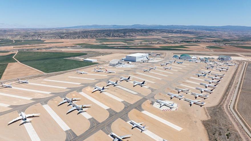 El alto el fuego en Irán ya se nota en el aeropuerto de Teruel: regresan los primeros aviones de Qatar Airways
