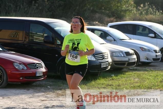 Carrera popular en Patiño.