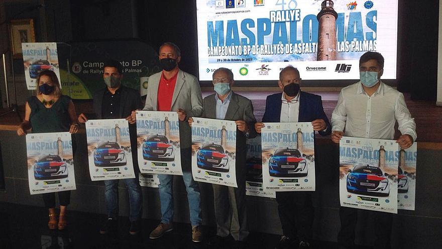 El Rally de Maspalomas,  con 87 equipos inscritos