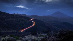 El Teide de noche.