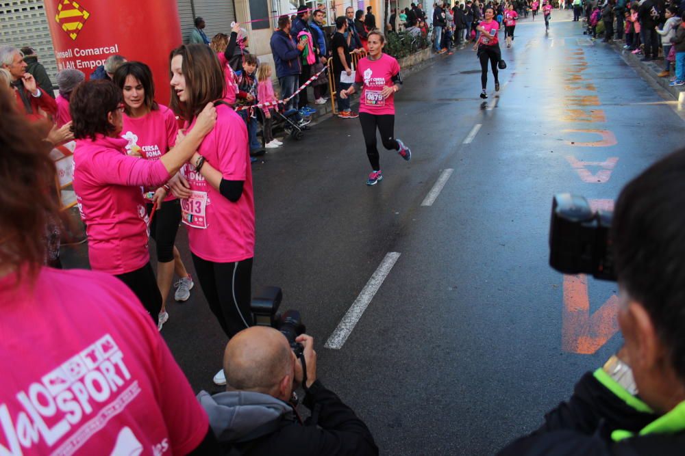 FOTOS de l''arribada de la Cursa de la Dona