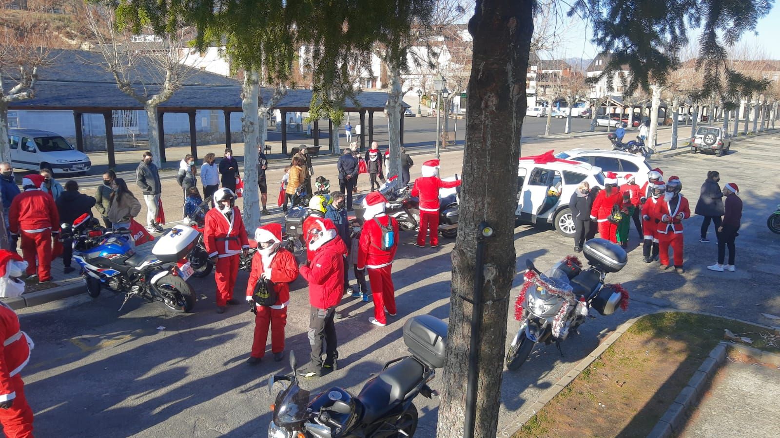 Papanoelada motera en Sanabria.