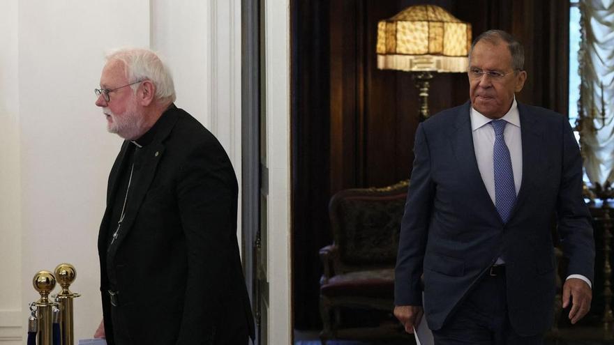 El ministro de Exteriores del Vaticano viaja a Moscú para intentar reabrir un canal de diálogo con Rusia