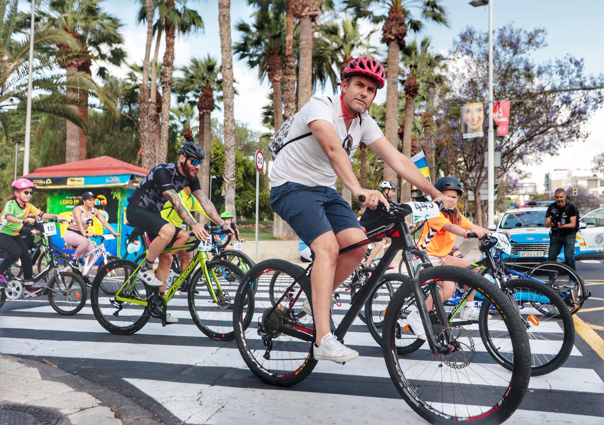 Fiesta de la bicicleta en Santa Cruz de Tenerife