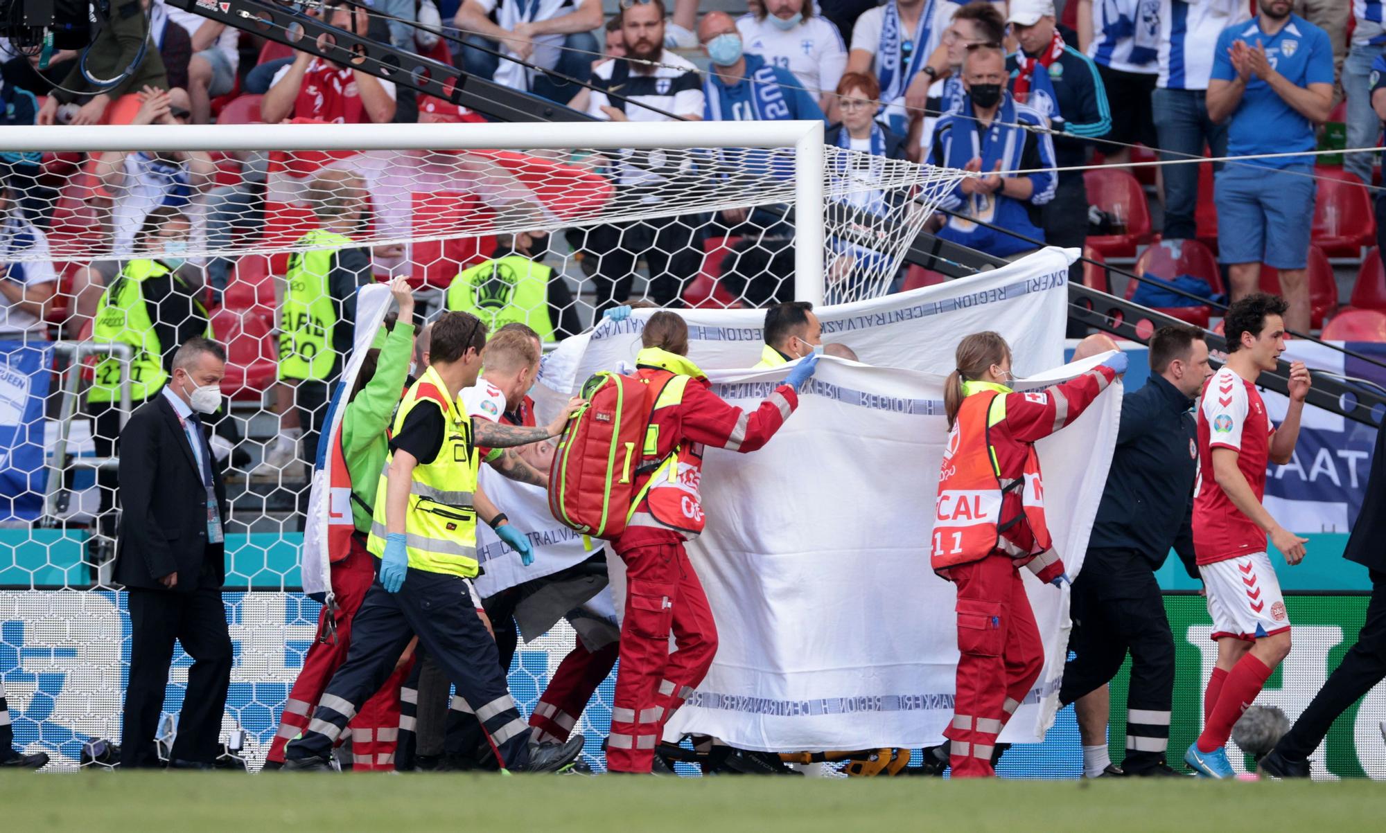 Conmoción en la Eurocopa: así se ha Dinamarca-Finlandia tras el desvanecimiento de Eriksen