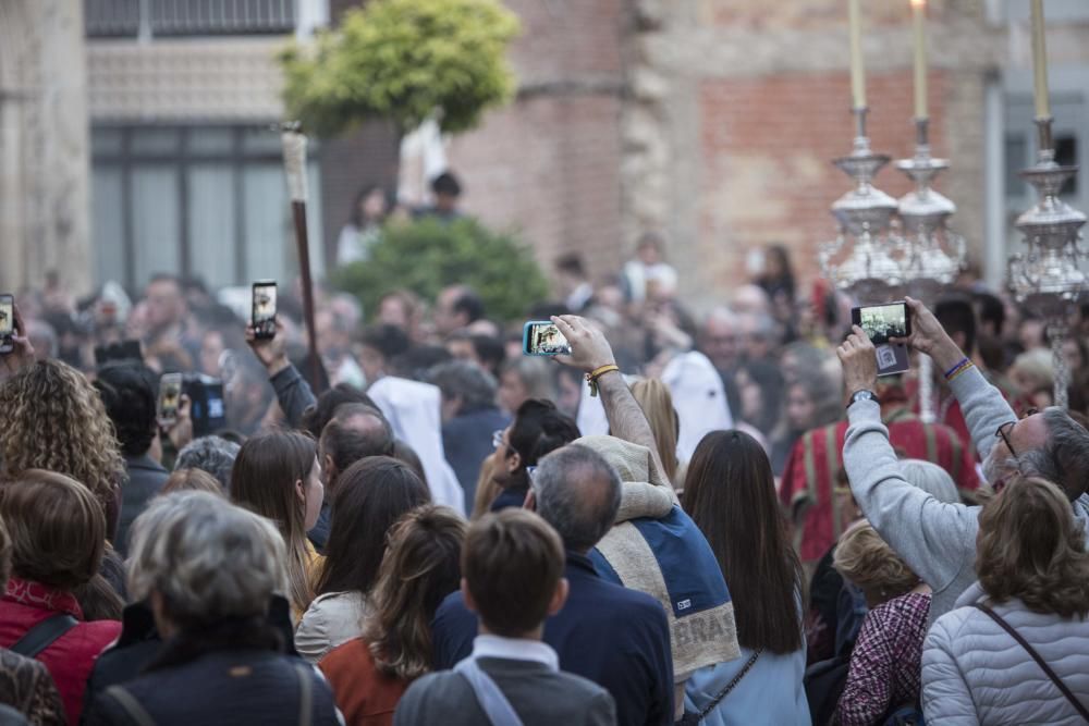 Tradicional encuentro del Cristo del Mar con su madre, la Virgen de los Dolores