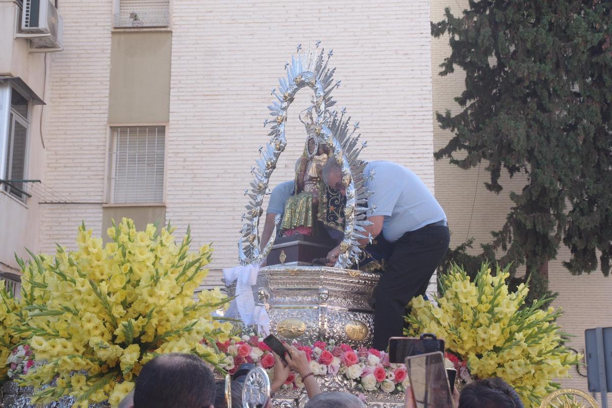 'La Morenita' y el reencuentro con sus devotos en La Palma