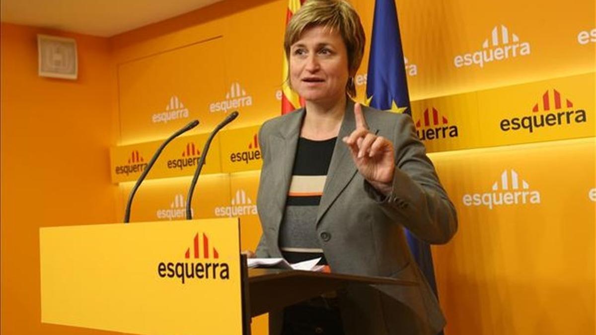 La portavoz de ERC, Anna Simó, el pasado 7 de enero. RICARD CUGAT