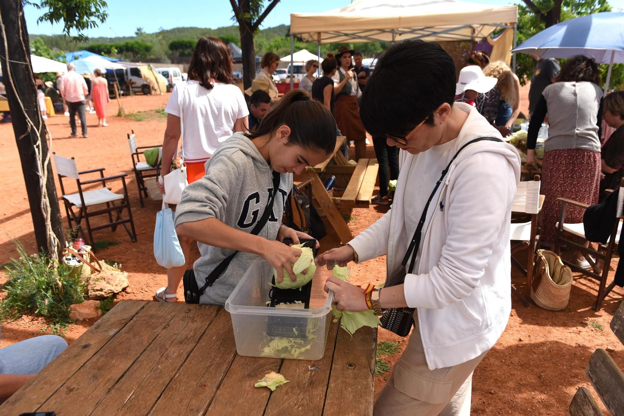 Todas las imágenes del taller de residuo cero en el mercado de Forada