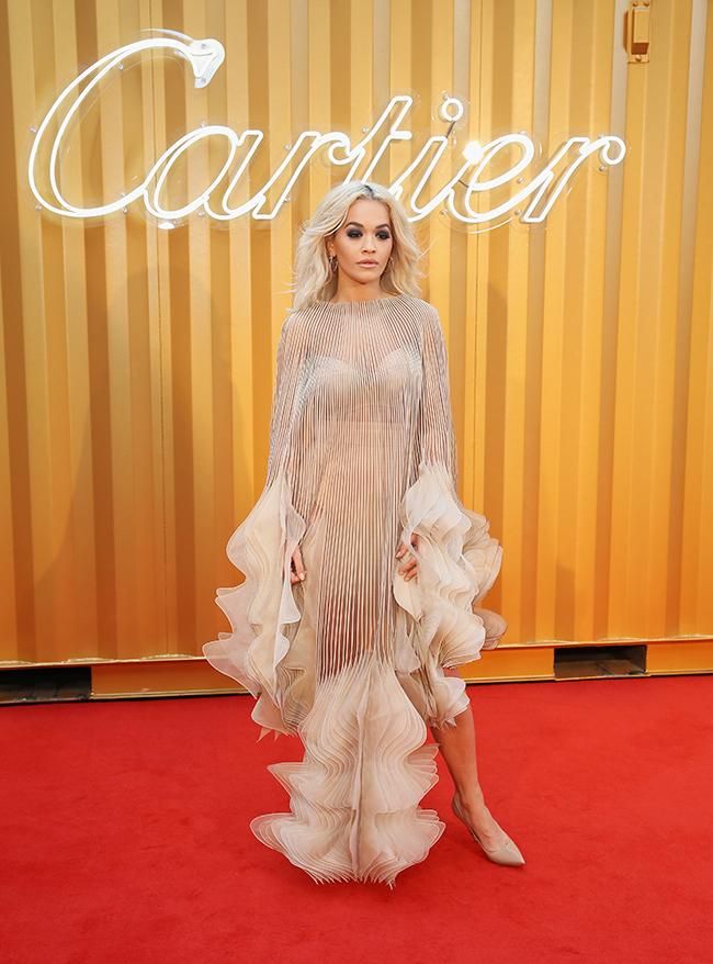 Rita Ora en un evento de Cartier