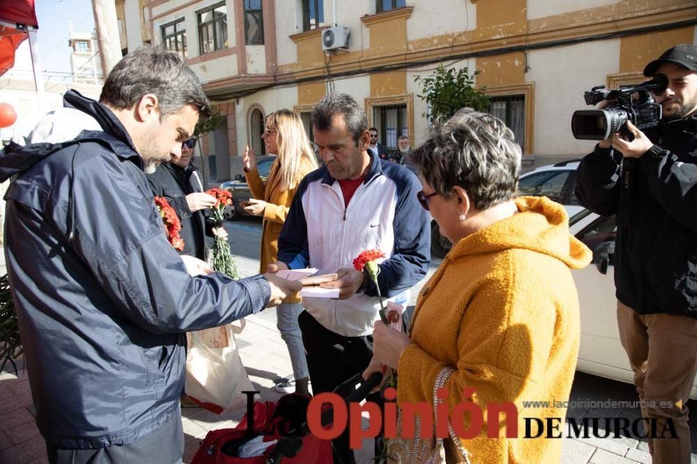 Joaquín López visita Calasparra junto al alcalde J