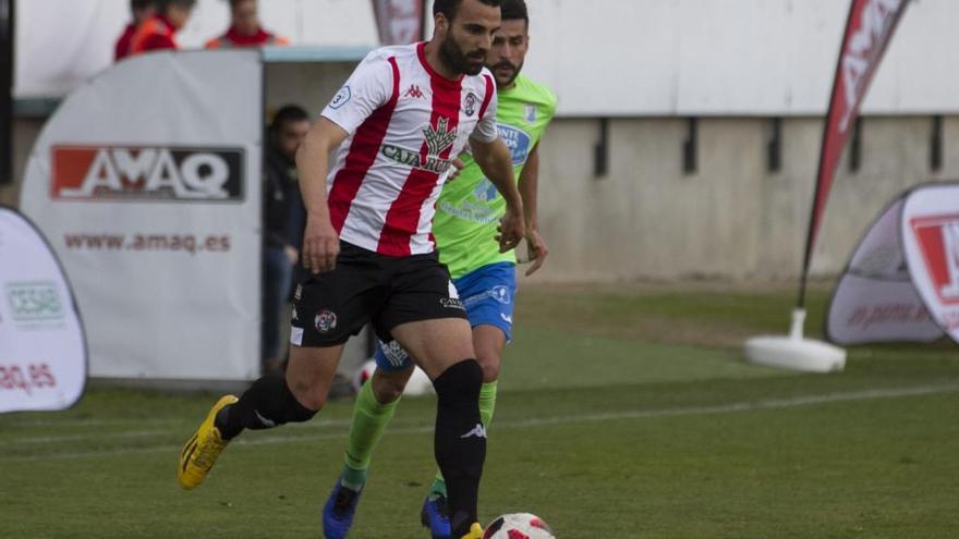 Murci durante el partido contra el Almazán.