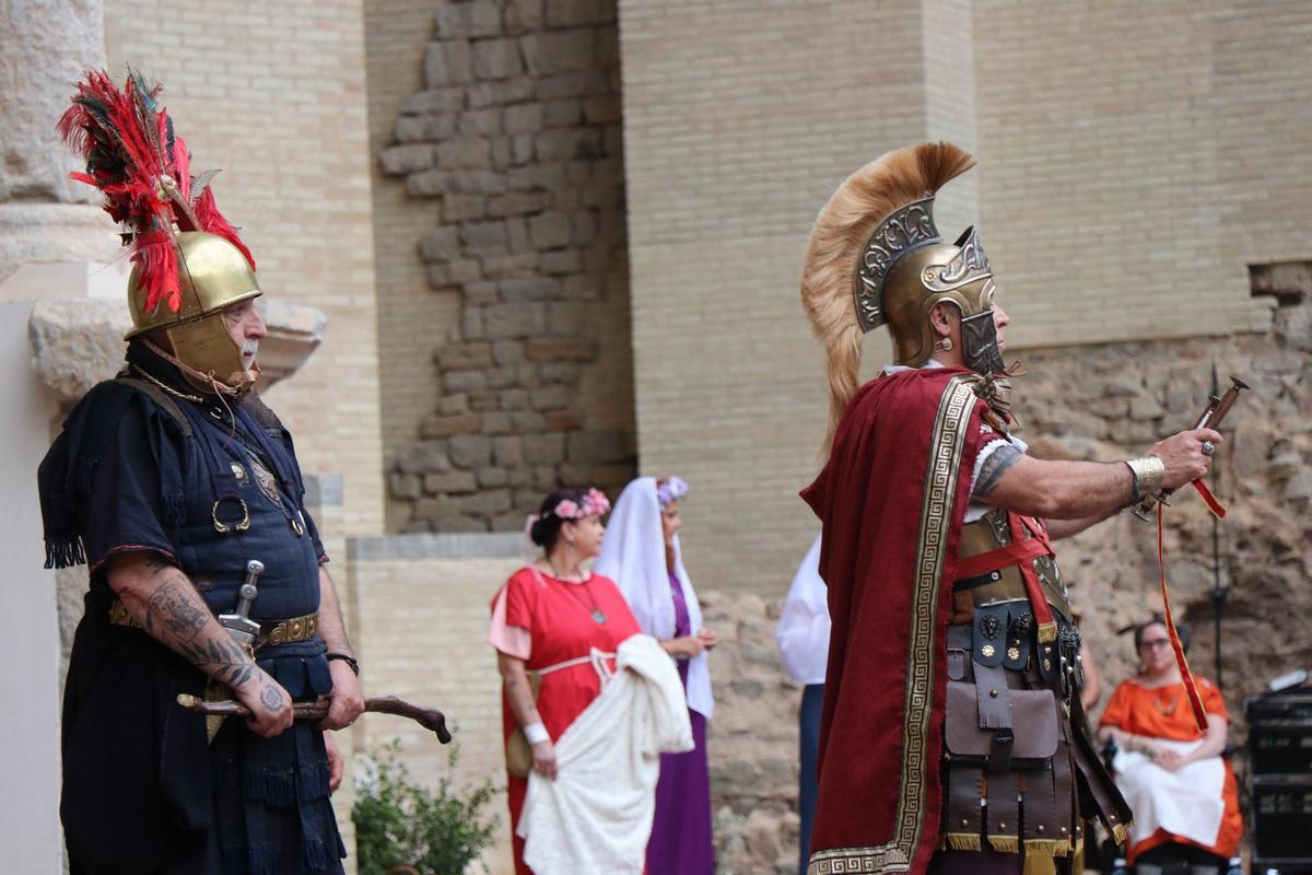 Uno de los actos en el Teatro Romano Uno de los actos en el Teatro Romano