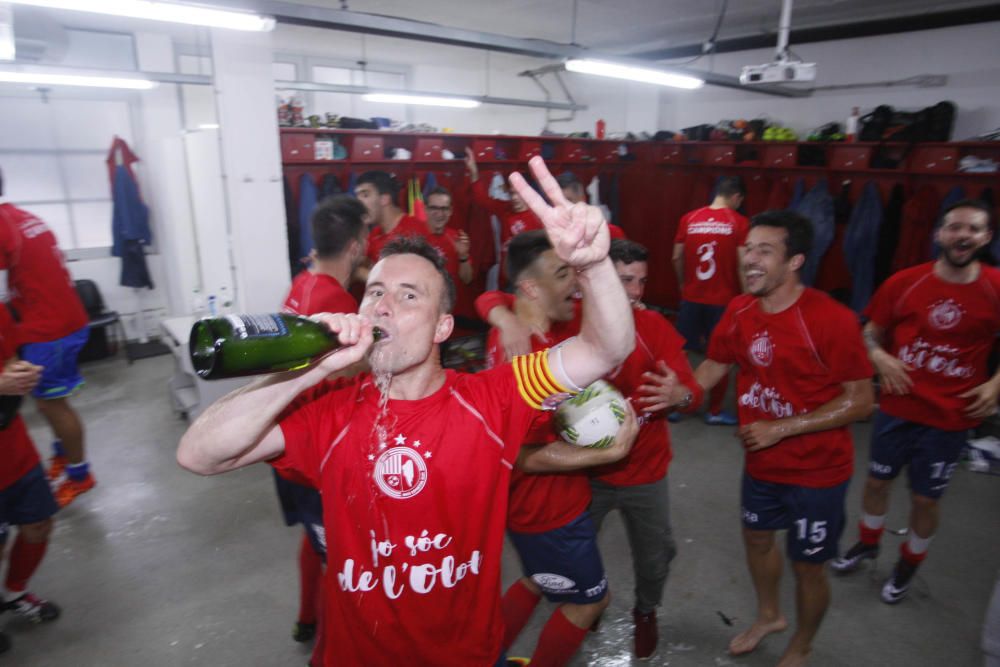 Celebració del títol de Tercera de l'Olot