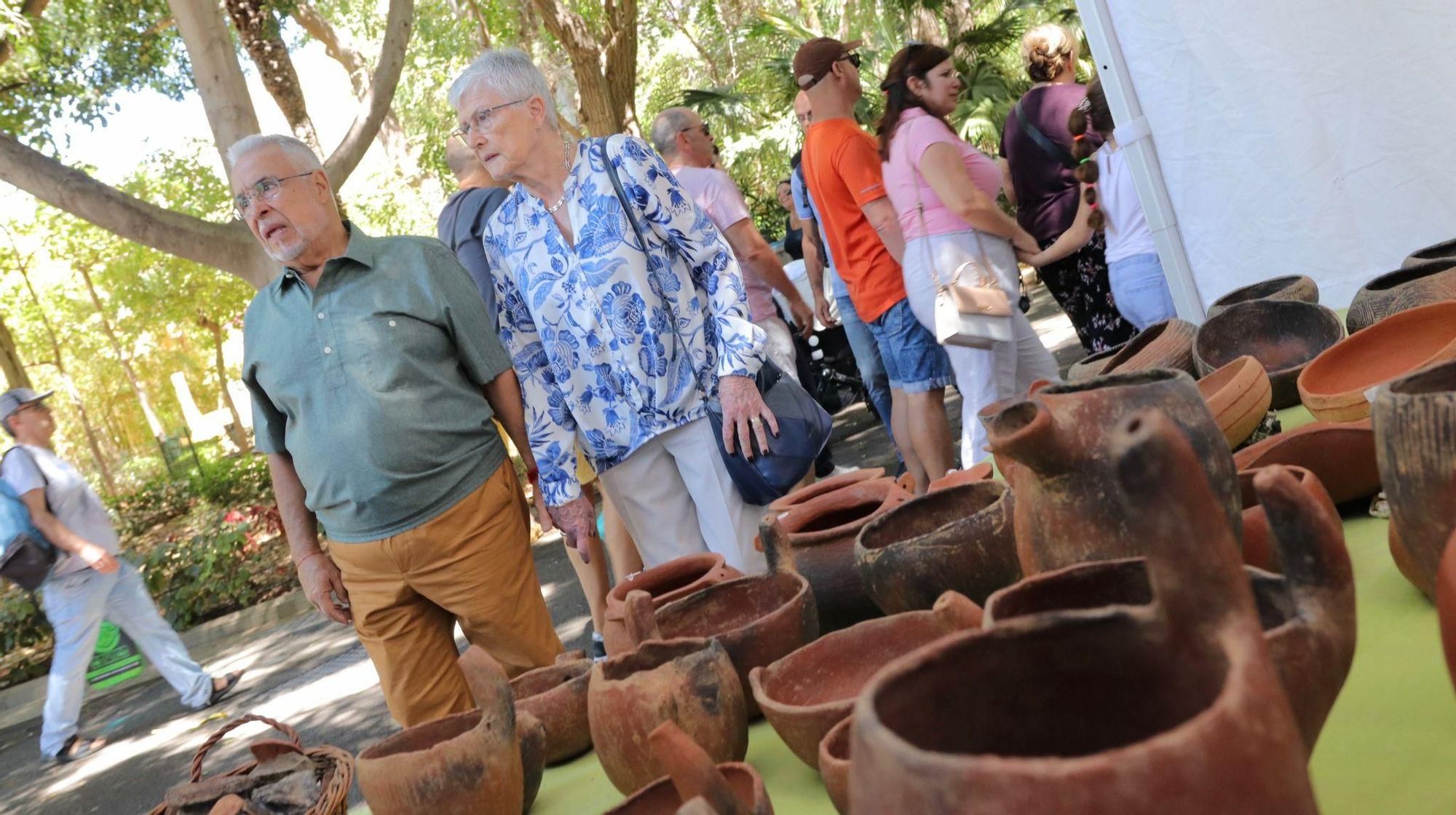 Inauguración de la exposición de flores y plantas del Parque García Sanabria