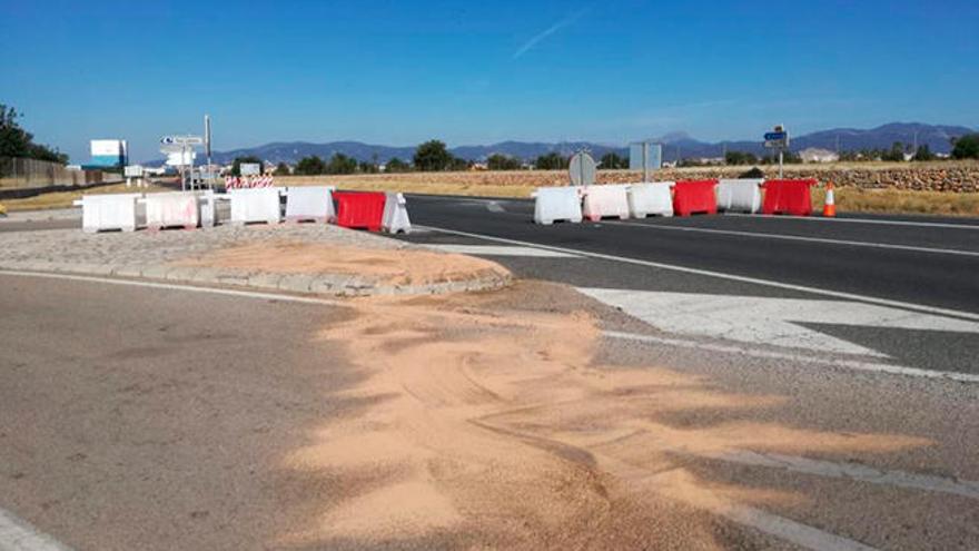 Un motorista de 52 años muere en la carretera vieja de Sineu