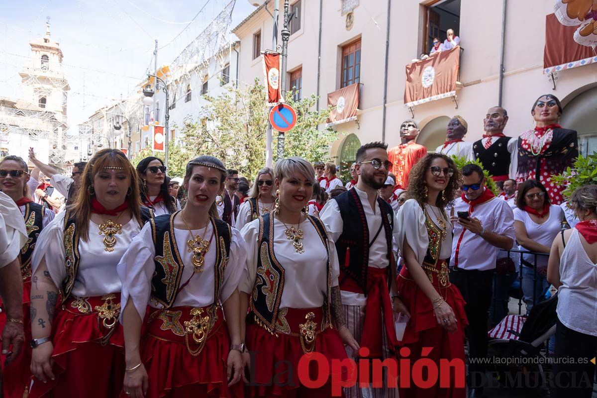 Moros y Cristianos en la mañana del dos de mayo en Caravaca