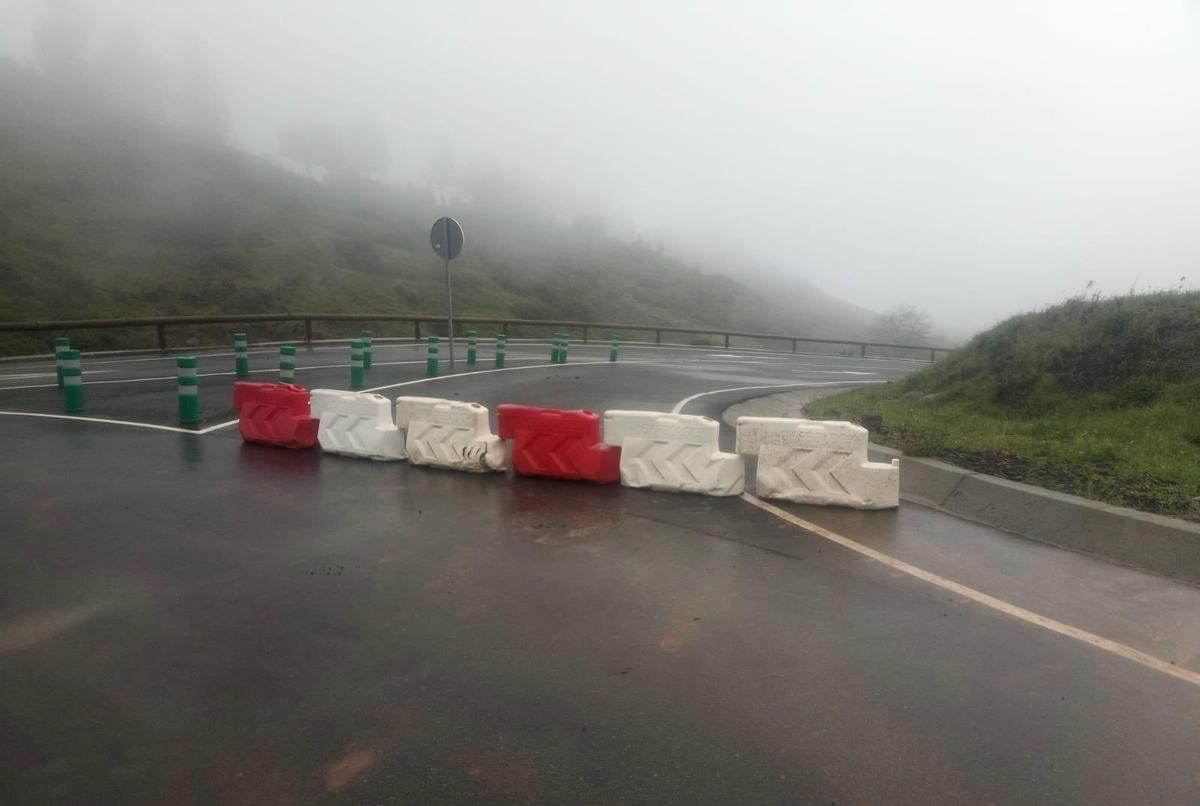 Carreteras cortadas en La Gomera.