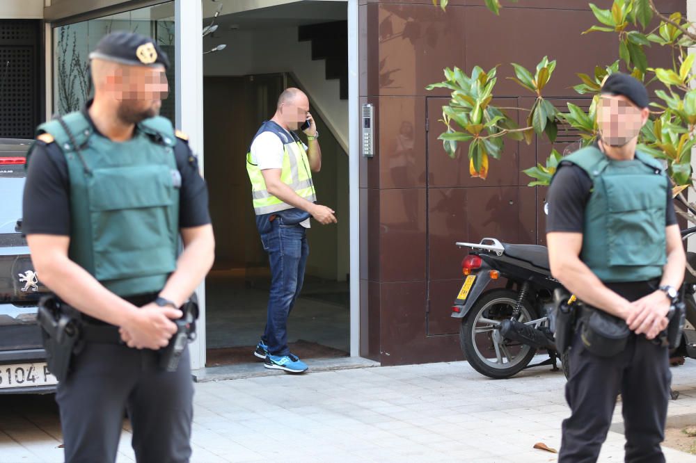Escorcoll policial del domicili que Sandro Rosell té a Barcelona