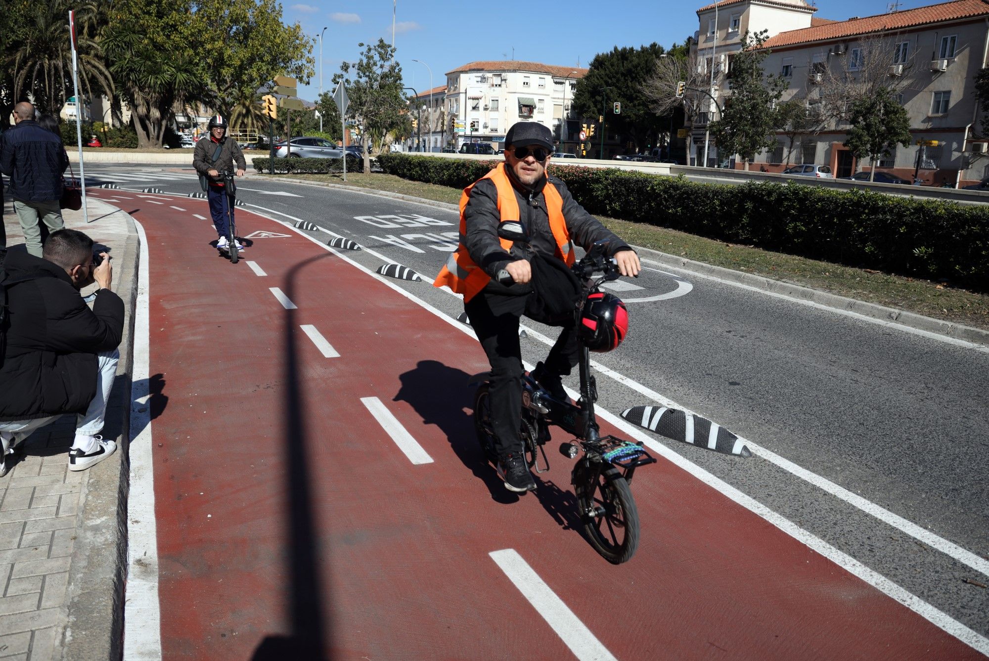 Málaga pone en servicio dos nuevos carriles bici