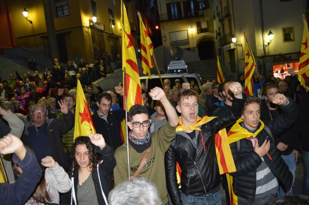 Acte de suport a l'alcaldessa de Berga, Montse Venturós