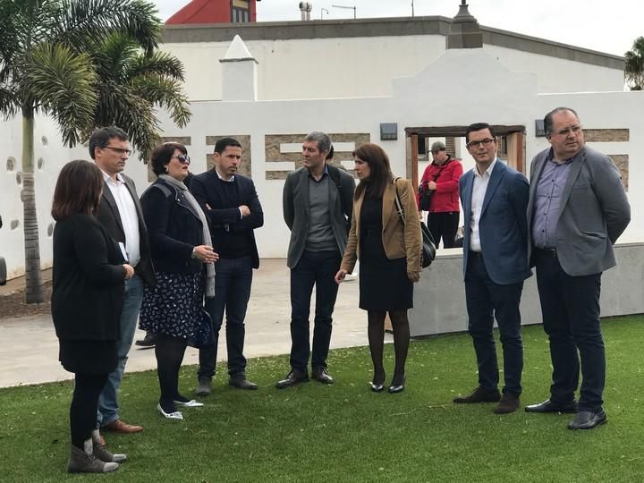 Visita de Fernando Clavijo a Telde