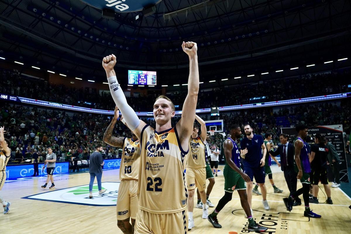La segunda semifinal de la Liga Endesa: Unicaja - UCAM Murcia, en imágenes