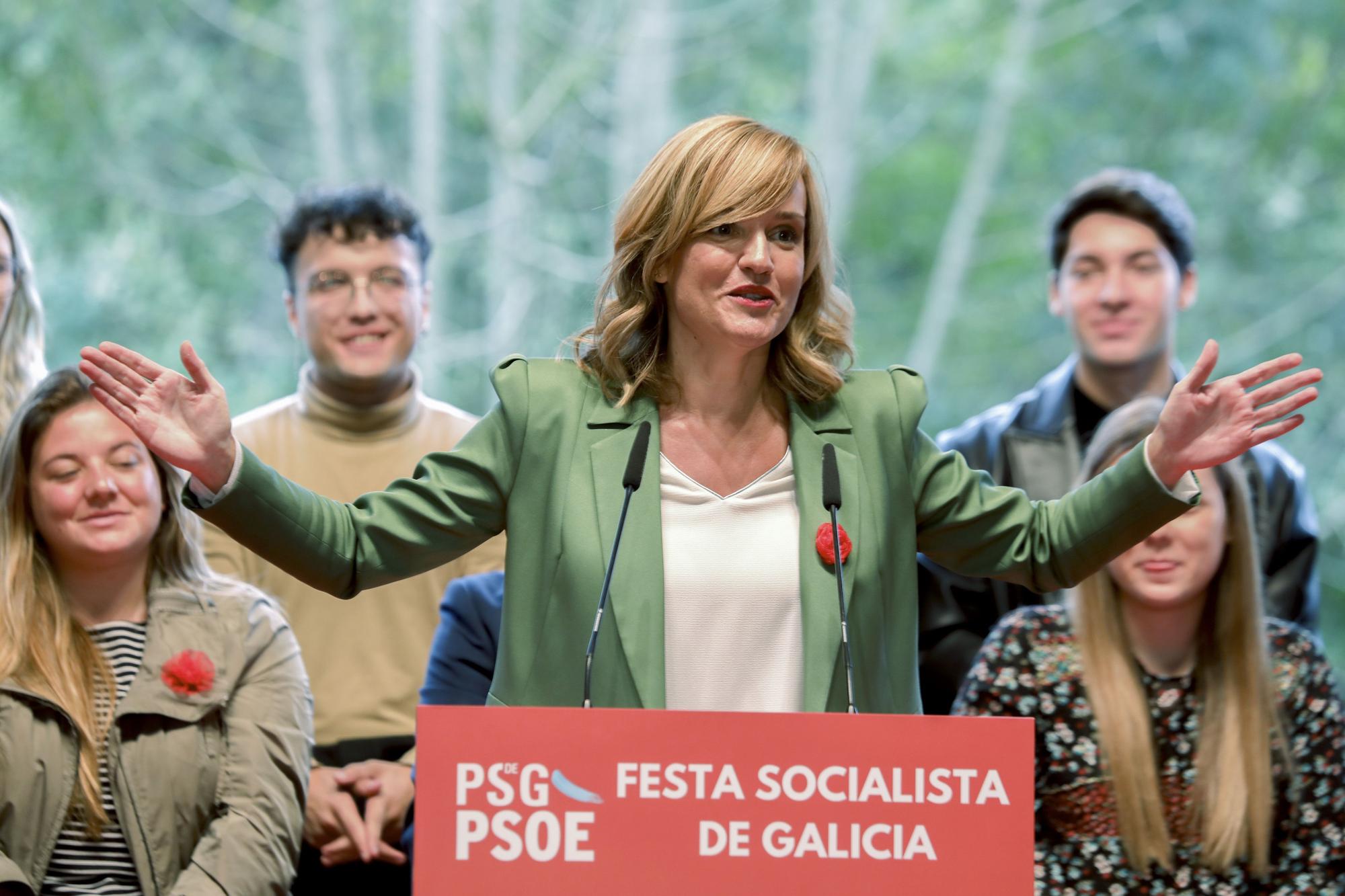 Fiesta de los socialistas gallegos en Siguieiro