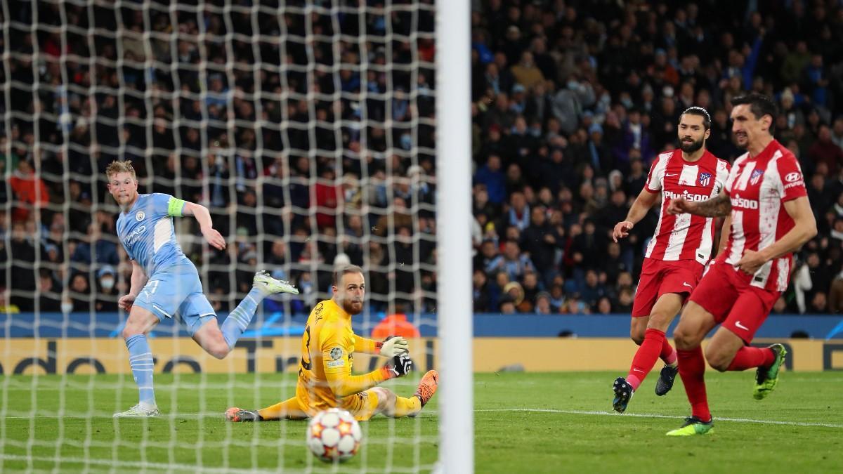 Resumen, goles y highlights del Manchester City 1 - 0 Atlético de Madrid de la ida de los cuartos de final de la Champions League