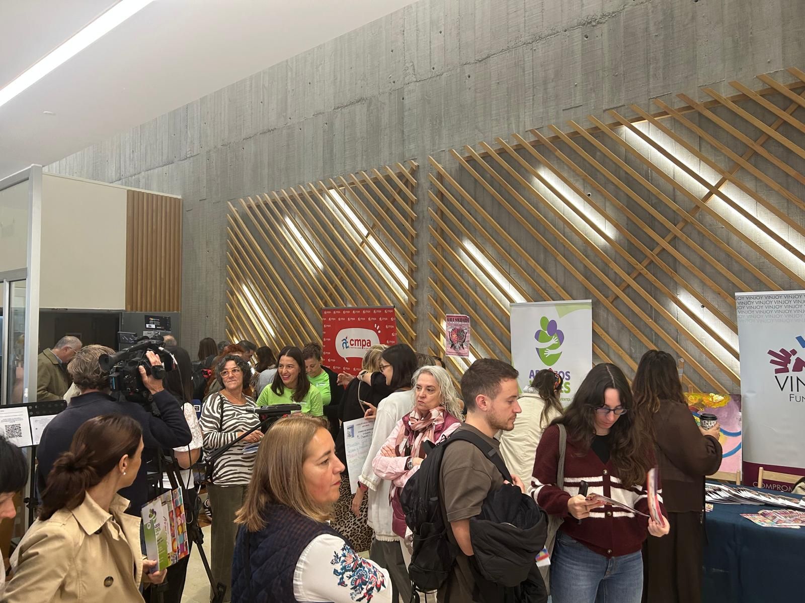 Celebración en Lugones de la Feria de Salud Mental de Asturias.