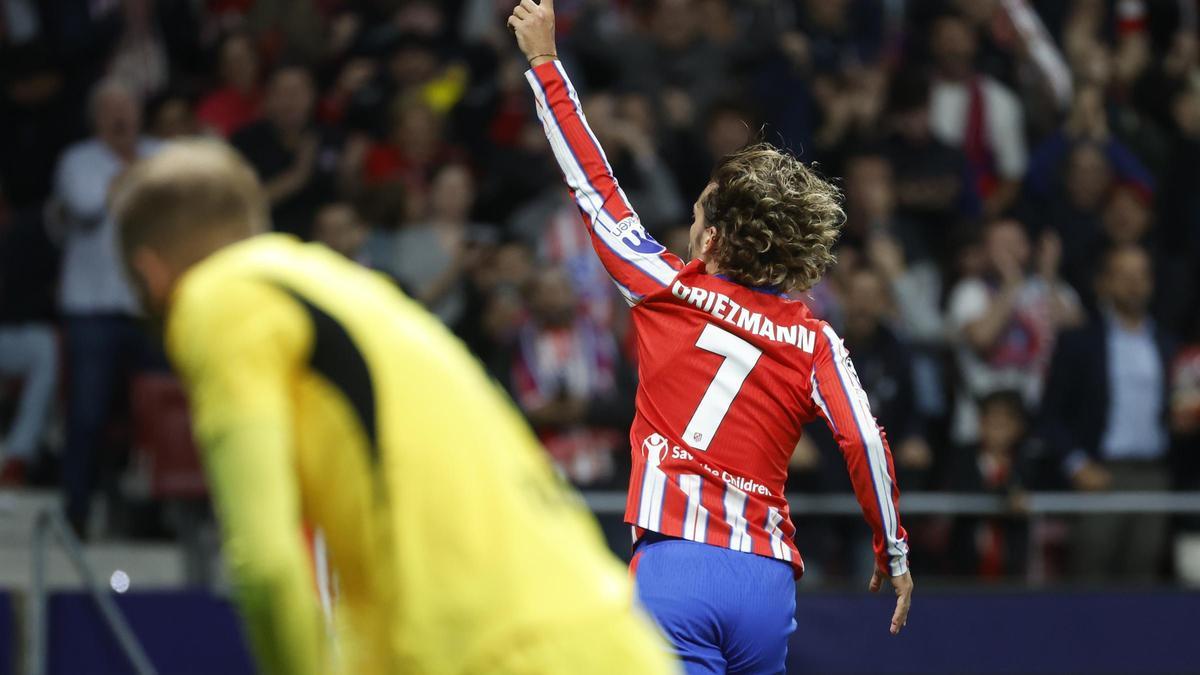 Atlético de Madrid - Leipzig: El gol de Griezmann