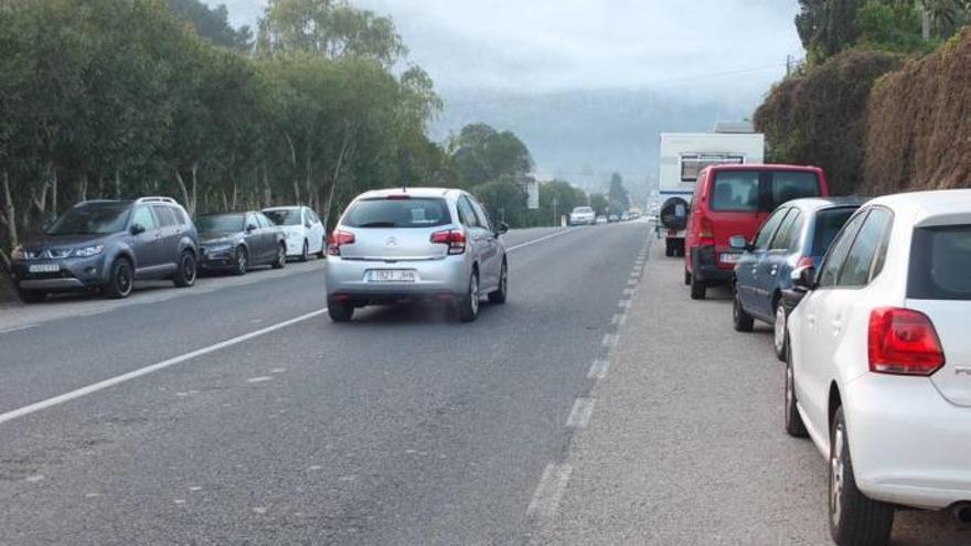 Neuer Radweg an der Landstraße zwischen Sóller und Port de Sóller