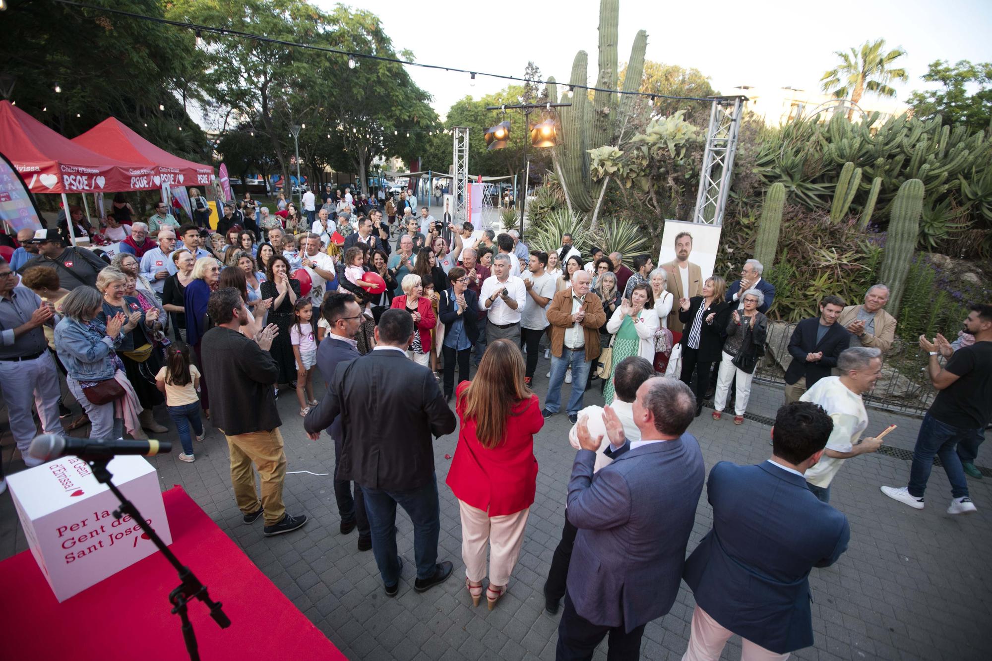 Mira aquí todas las fotos del acto de cierre de campaña del PSOE de Ibiza